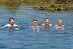 Excursión a la playa de Cabo Vidíu, 21.07.12